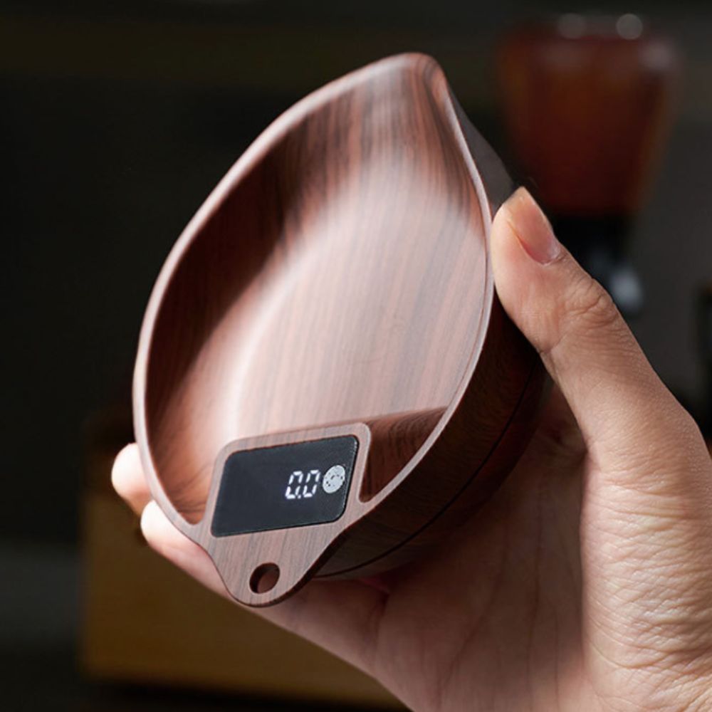 Coffee Tea Leaf And Bean - Весы для специй с LED-дисплеем, цифровые
