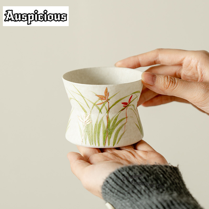 Coffee Tea Drawing - 180 мл золотой рисунок, ручная роспись,