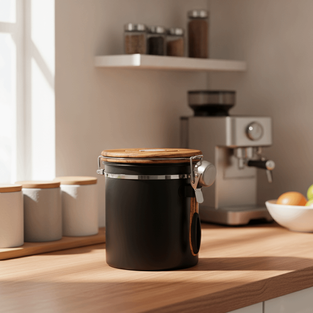 Coffee Tea Leaf And Bean - Контейнер для хранения кофейных зерен из