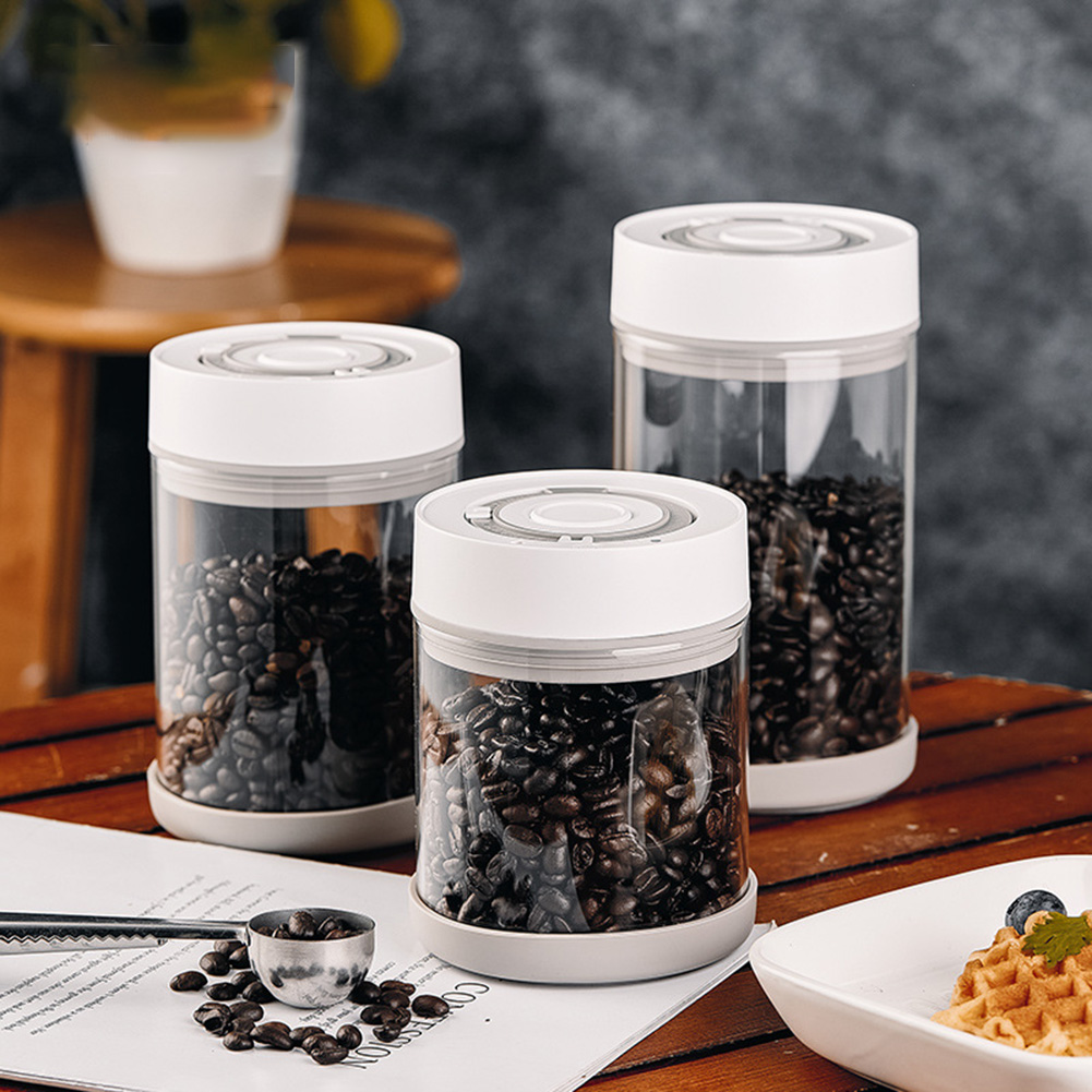 Coffee Tea Bean - Кухонная влагостойкая стеклянная банка для кофейных