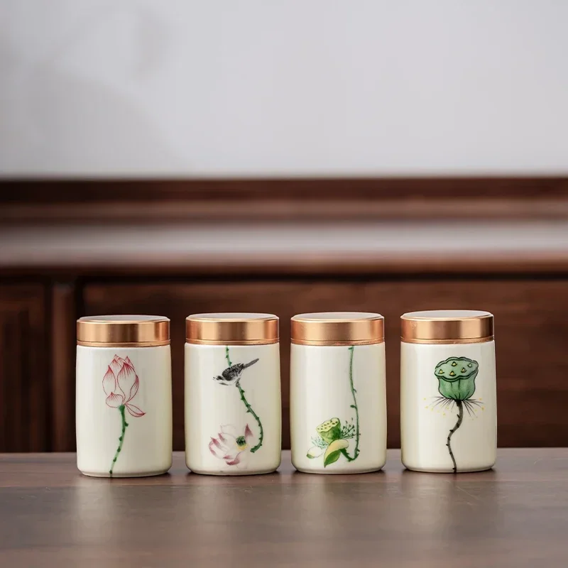Tea Coffee Sugar Container - 4 шт./лот, бутиковая керамика, чайник, лекарственные