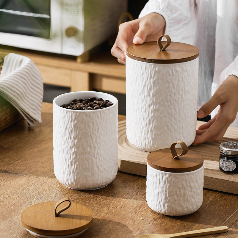 Tea Coffee Sugar Container - Керамическая канистра для хранения чая с