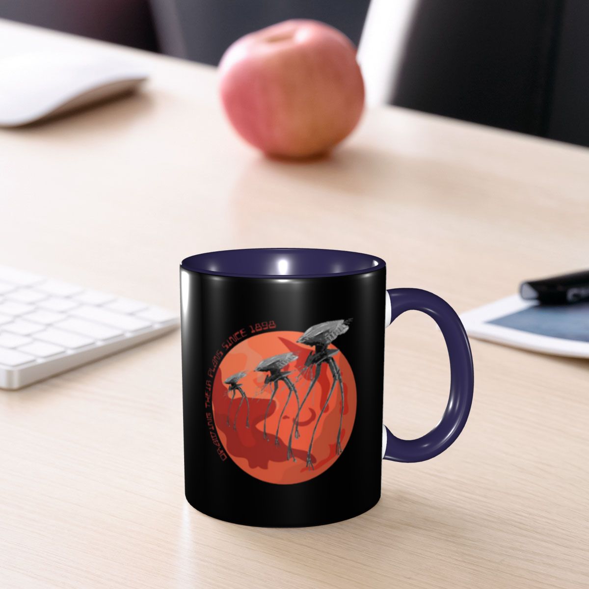 Coffee Tea Drawing - Кружка «Война миров: разработка планов с