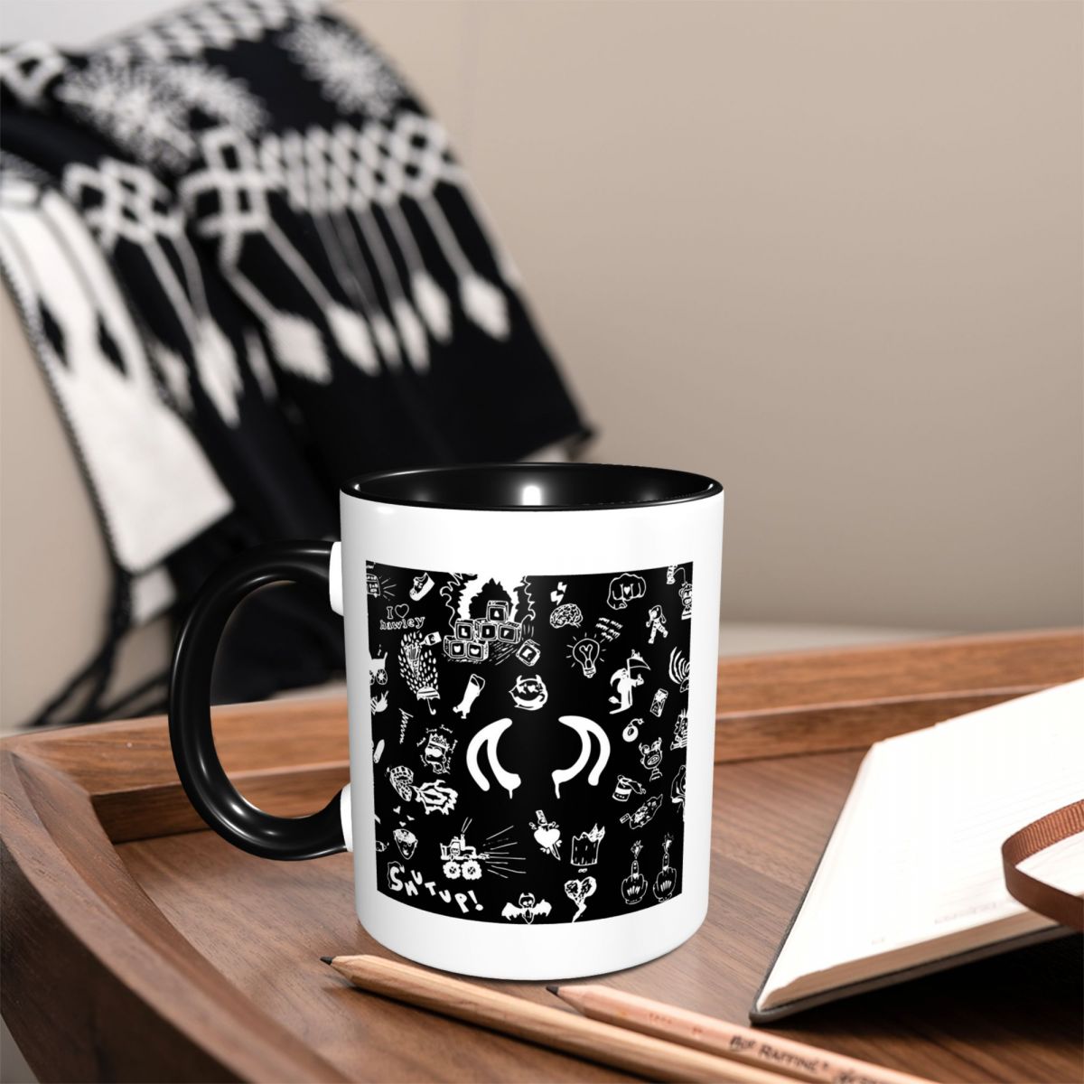 Кружка с рисунками Yungblud, з – обзор и цена Coffee Tea Drawing