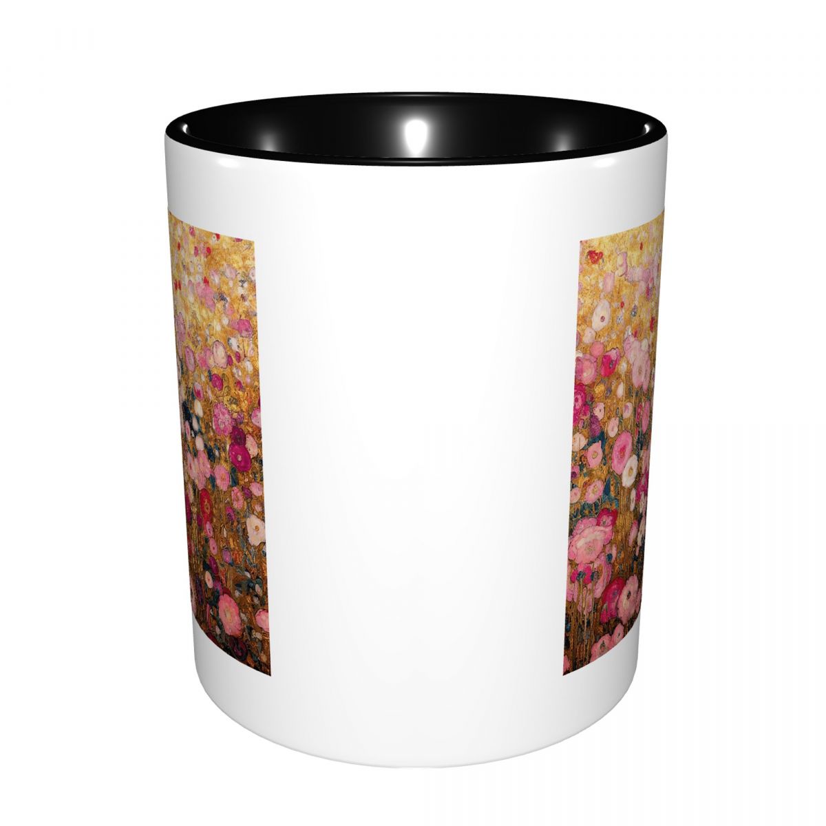 Кружка Gustav Klimt Pink Flowe – обзор и цена Coffee Tea Garden