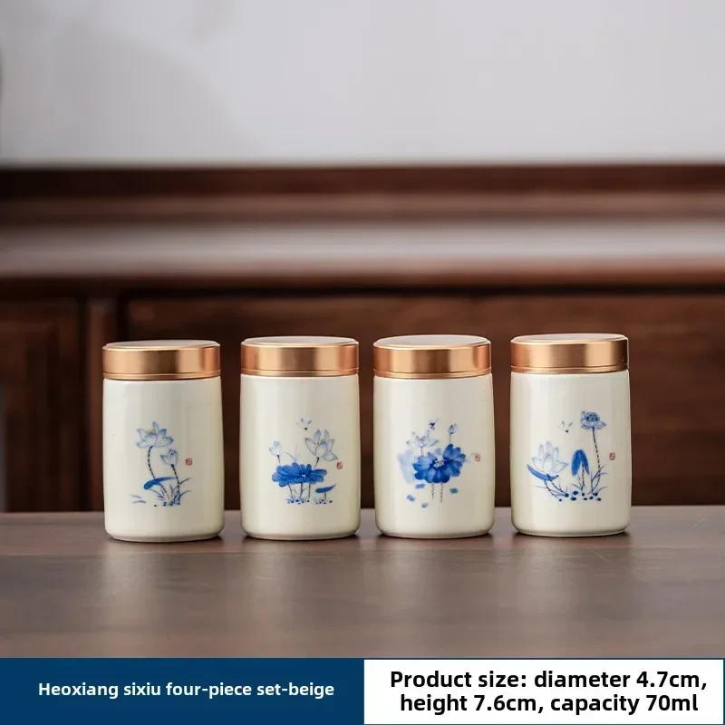 4 шт./лот, бутиковая керамика, – обзор и цена Tea Coffee Sugar Container