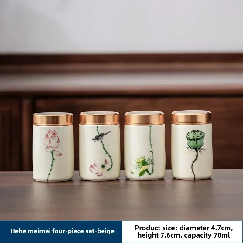 4 шт./лот, бутиковая керамика, – обзор и цена Tea Coffee Sugar Container
