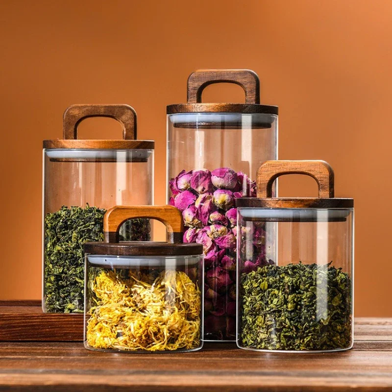 Прозрачная стеклянная банка с  – обзор и цена Tea Coffee Sugar Container