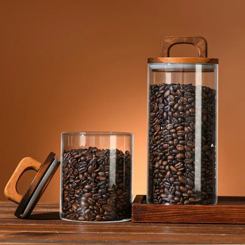 Прозрачная стеклянная банка с  – обзор и цена Tea Coffee Sugar Container