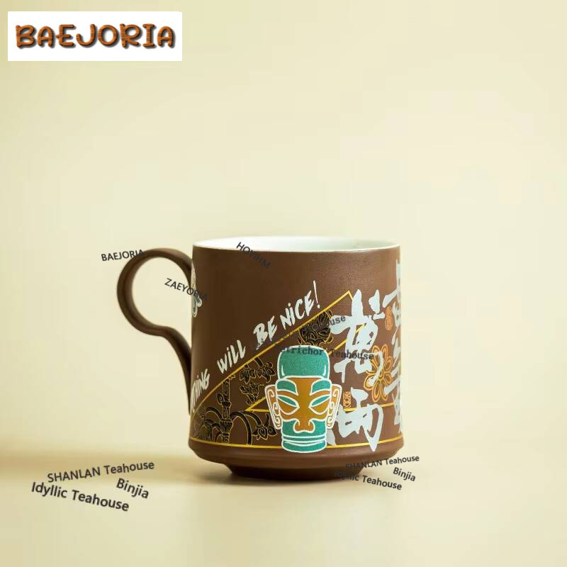 Креативная кружка Sanxingdui д – обзор и цена Coffee Tea Drawing