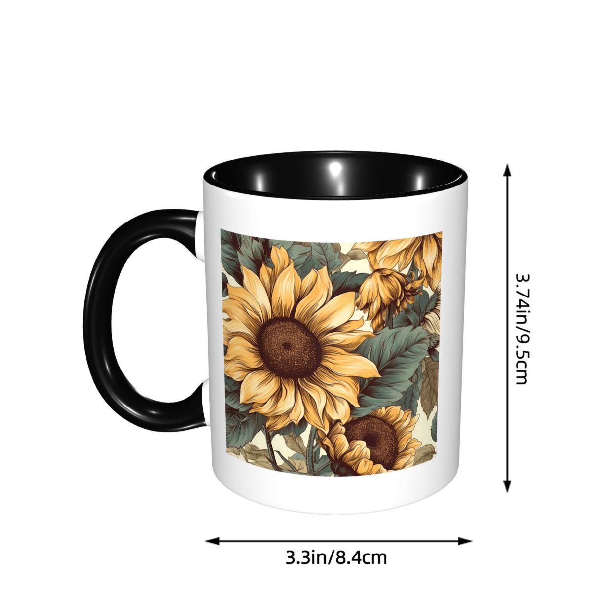 Золотая кружка с винтажным рис – обзор и цена Coffee Tea Drawing