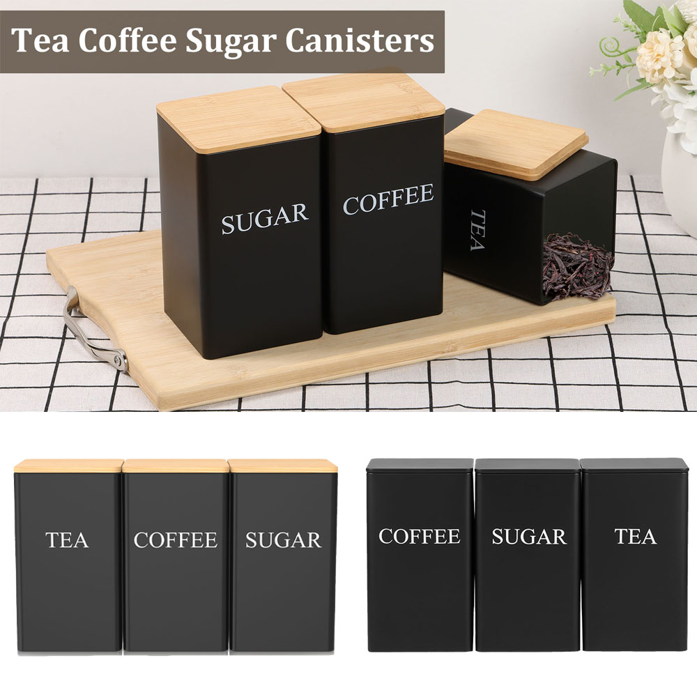 Баночка для хранения кофейных  – обзор и цена Tea Coffee Sugar Container