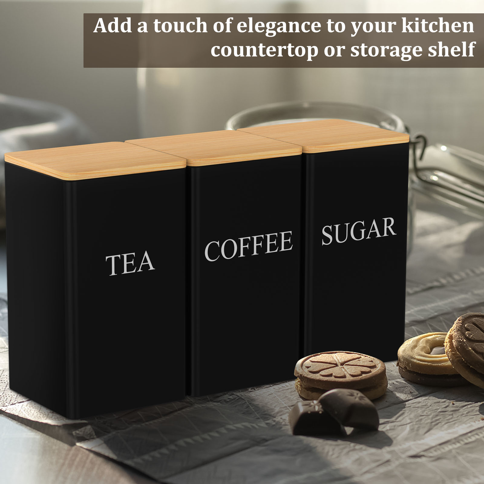 Баночка для хранения кофейных  – обзор и цена Tea Coffee Sugar Container